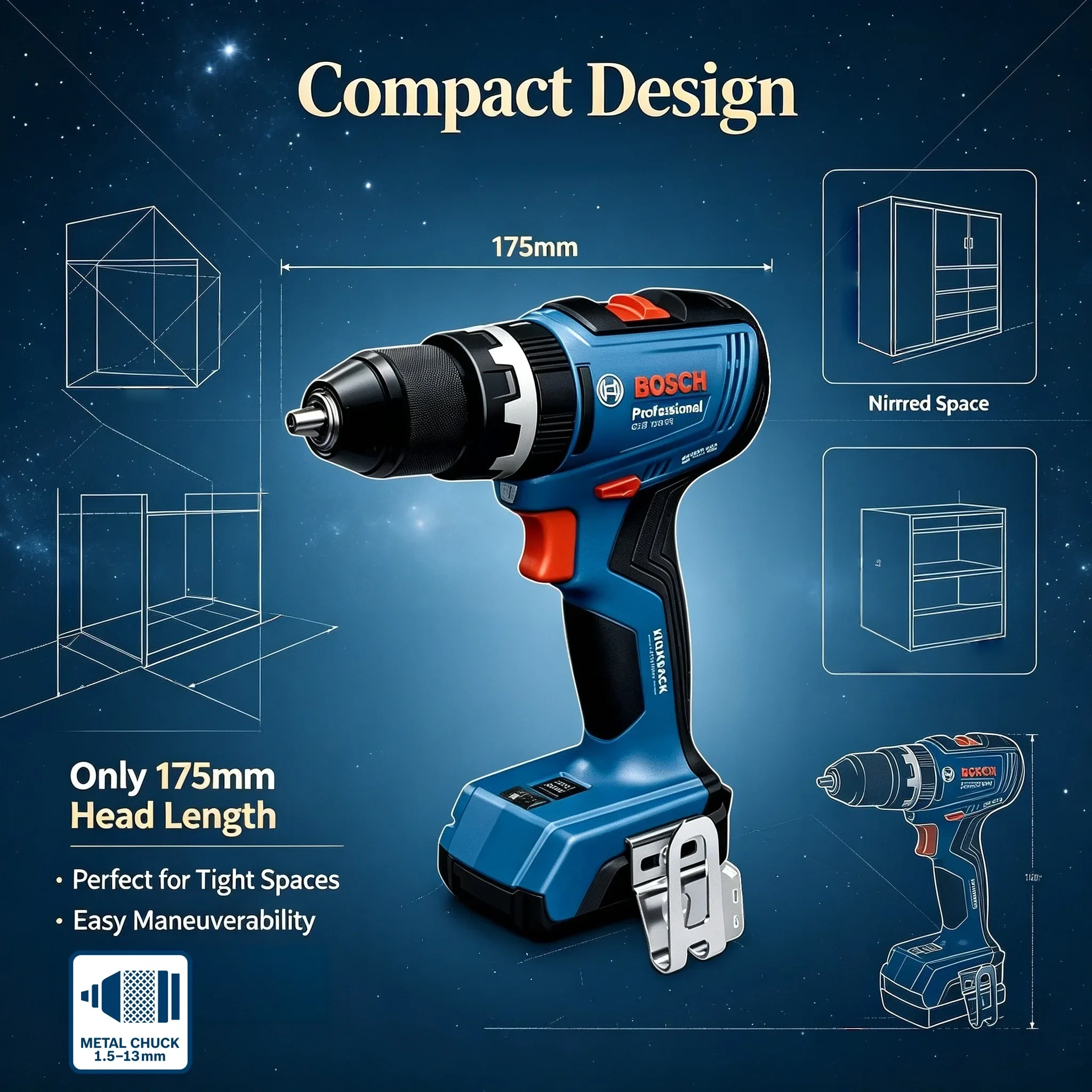Bosch Drill Gsb 18V - BOSCH GSB 18V-65 브러시리스 무선 드릴/드라이버
