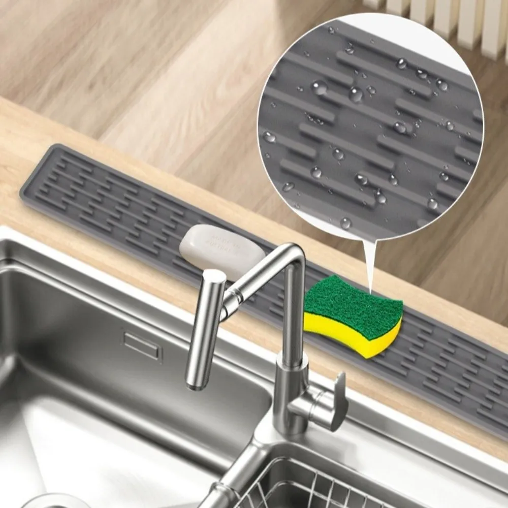 Silicone Tap Washer - 미끄럼 방지 실리콘 배수 매트 접이식