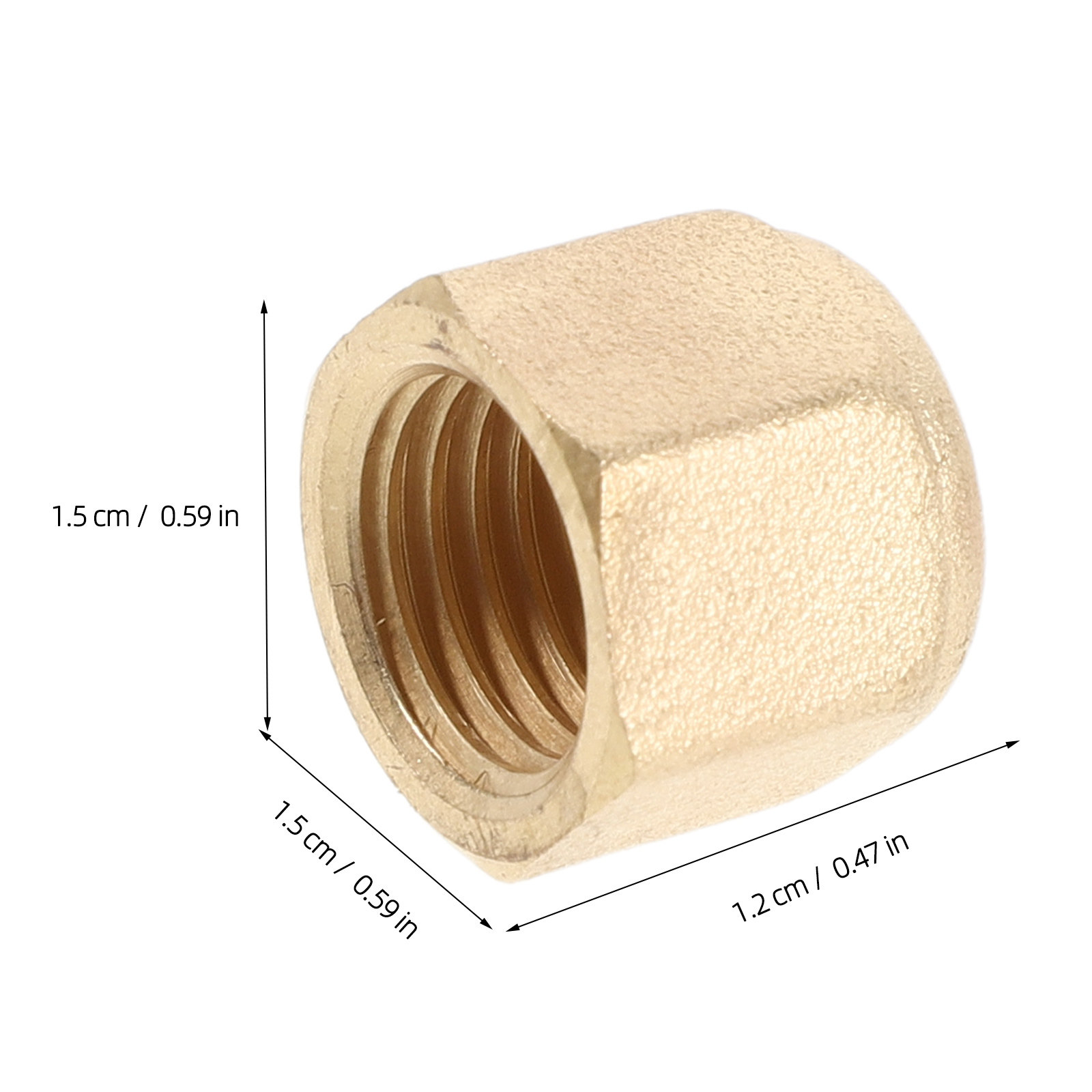 10개 황동 압축 피팅 캡 9.8mm 나사 냉매 밸브  - Compression Fitting Brass 리뷰 및 가격